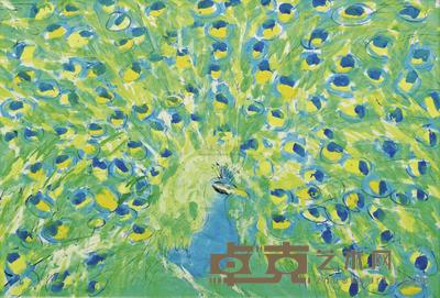 WALASSE TING PEACOCK 126×178cm