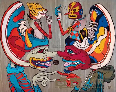 INDIEGUERILLAS HEAVY MAKE UP FOR THE AMNESIA 200×250cm