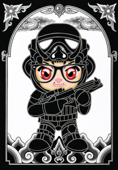 RADI ARWINDA 1983年作 WELCOME TO THE DARK SIDE