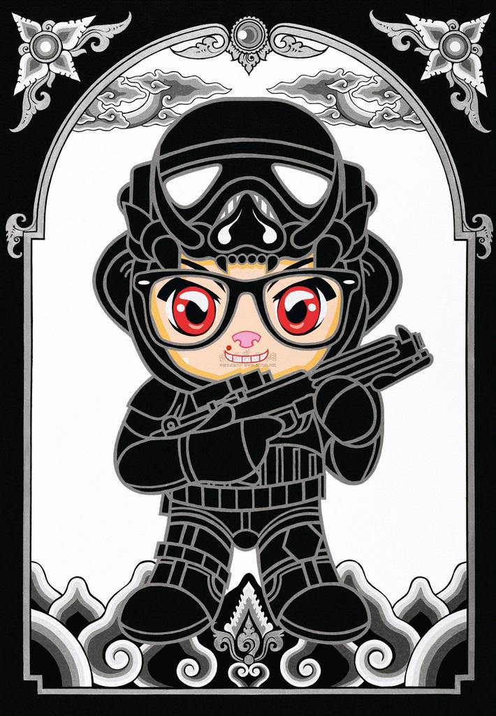 RADI ARWINDA 1983年作 WELCOME TO THE DARK SIDE
