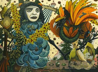 RODEL TAPAYA 1980年作 BREAKTHROUGH 183×244cm