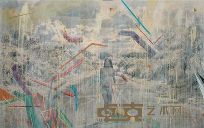 JAIME PACENA II 1980年作 THE MOMENT YOU REMEMBER HOW IT WAS AND WHAT IT IS NOW 152.5×244cm