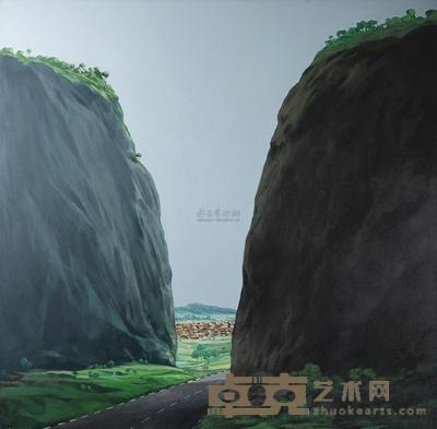 RUDI MANTOFANI CELAH LEMBAH (RIFT VALLEY) 145×145cm