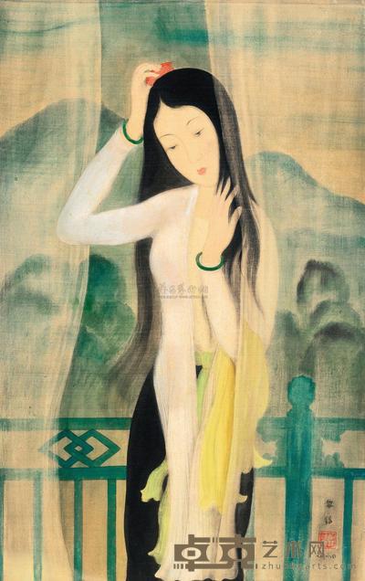 黎谱 LE RIDEAU MAUVE (THE PURPLE CURTAIN) 59×37cm