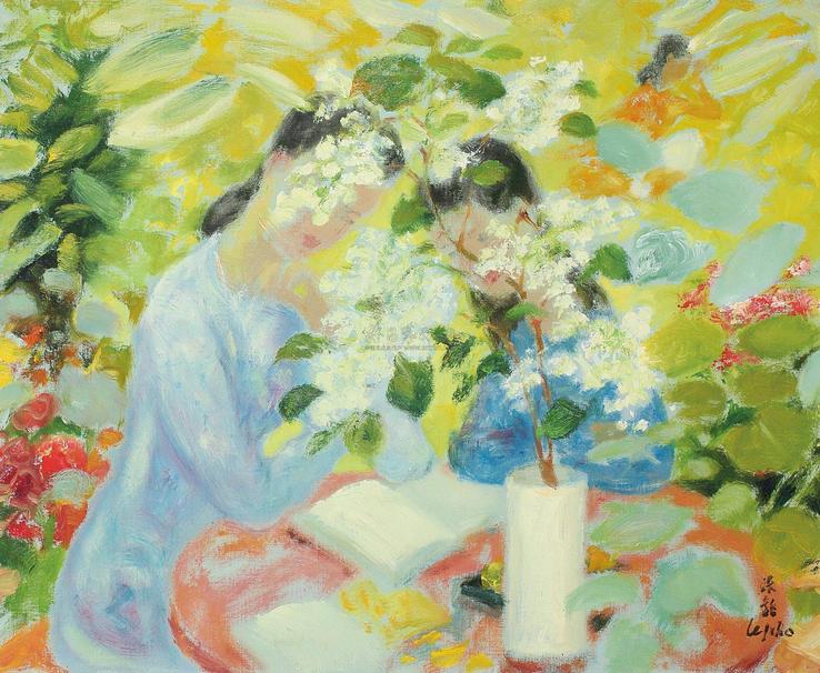 黎谱 READING IN THE GARDEN
