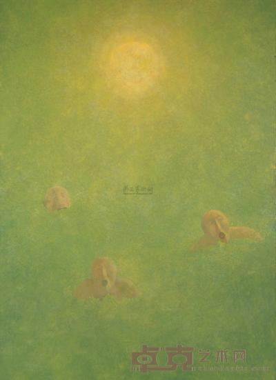 方力钧 1997年作 1997 NO.11 149×108cm