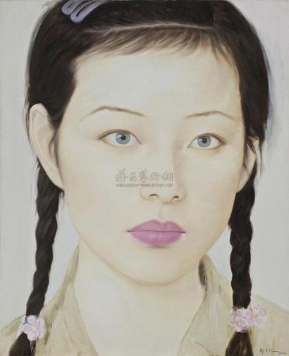 祁志龙 2008年作 中国女孩系列1号
