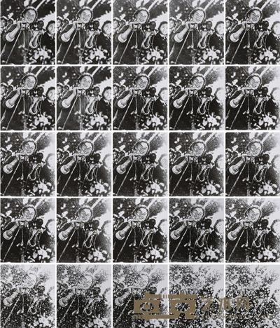 张培力 2004年作 连续翻拍廿五次 （二十五张一组） 28.8×24.1cm×25