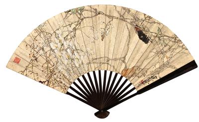 赵少昂 杨善深 LOTUS AND LYCHEE； ORCHID AND CICADA
