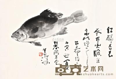 杨善深 SEA FISH 40.2×60.3cm