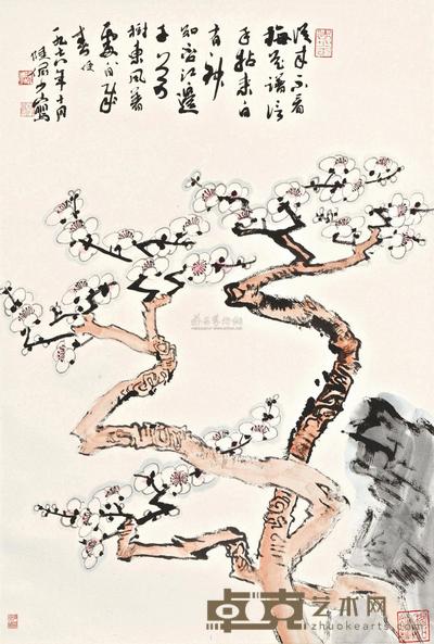 陆俨少 SPRING BLOSSOMS 66.6×44.8cm