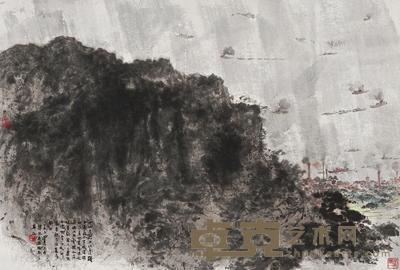 傅抱石 MOUNT LU 66×96.5cm