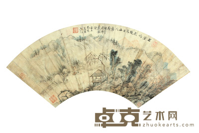 山水镜框 19×51