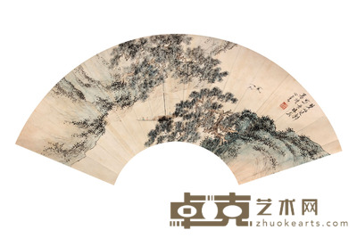 山水镜片 19×56