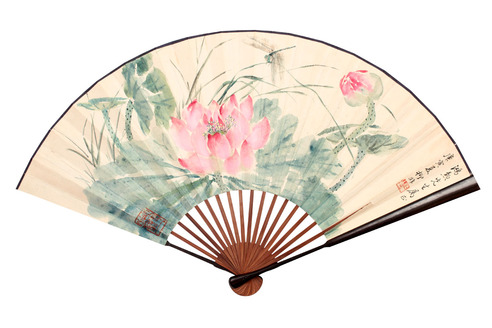 花卉成扇