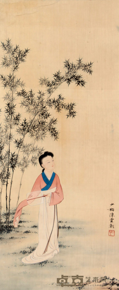 人物立轴 59×24