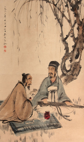 人物立轴