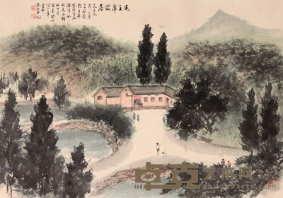 山水镜片 69×48