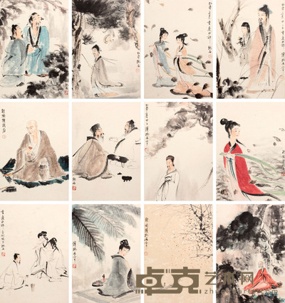 人物册页 29×20×12