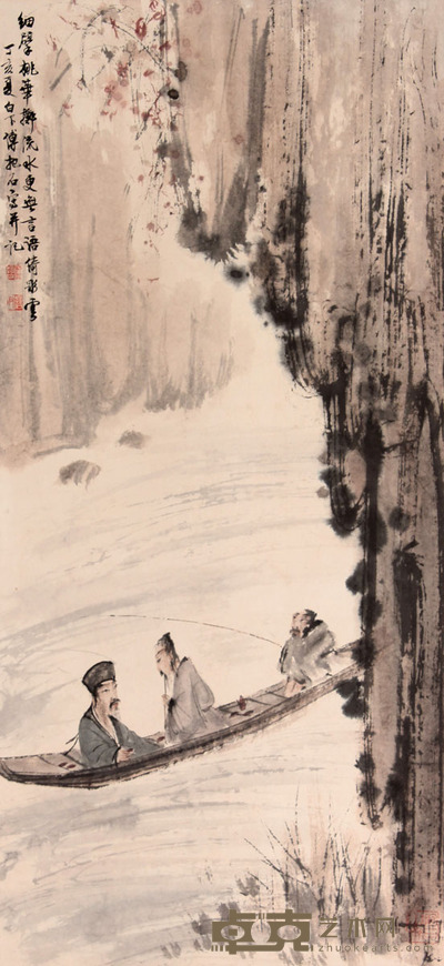 山水立轴 78×36