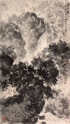 山水立轴