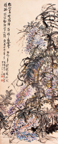 花卉立轴