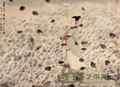 人物立轴 36×50