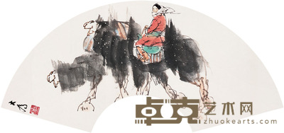刘大为 回眸 镜片 20×60cm