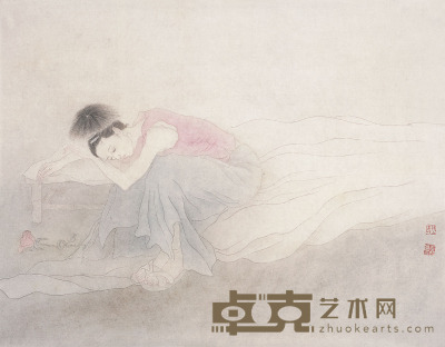 王雪峰 梦 镜片 设色纸本  55.5×70cm