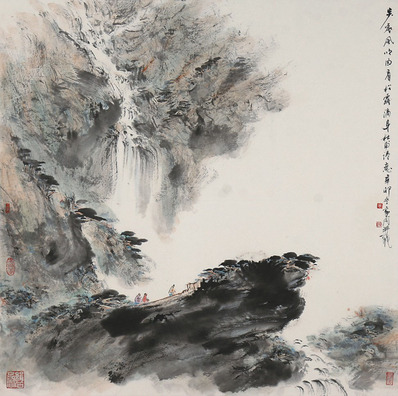 裴家同　山水