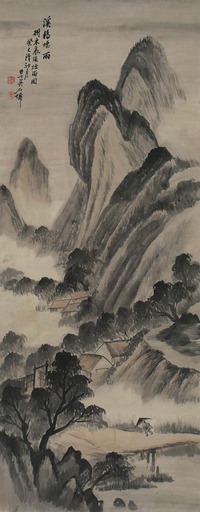 吴石仙 山水