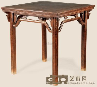 清 花梨木明式方桌 82×82×85cm