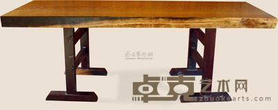 鸡翅木独板案 237×80×74cm