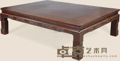 清 红木长方桌 122×92×37cm