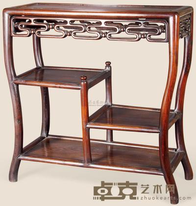 清 红木多宝台 70×29×72cm