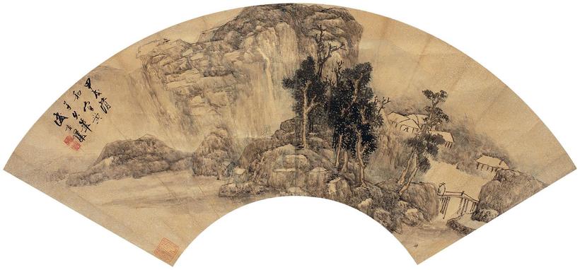 盛茂烨 山居图 立轴