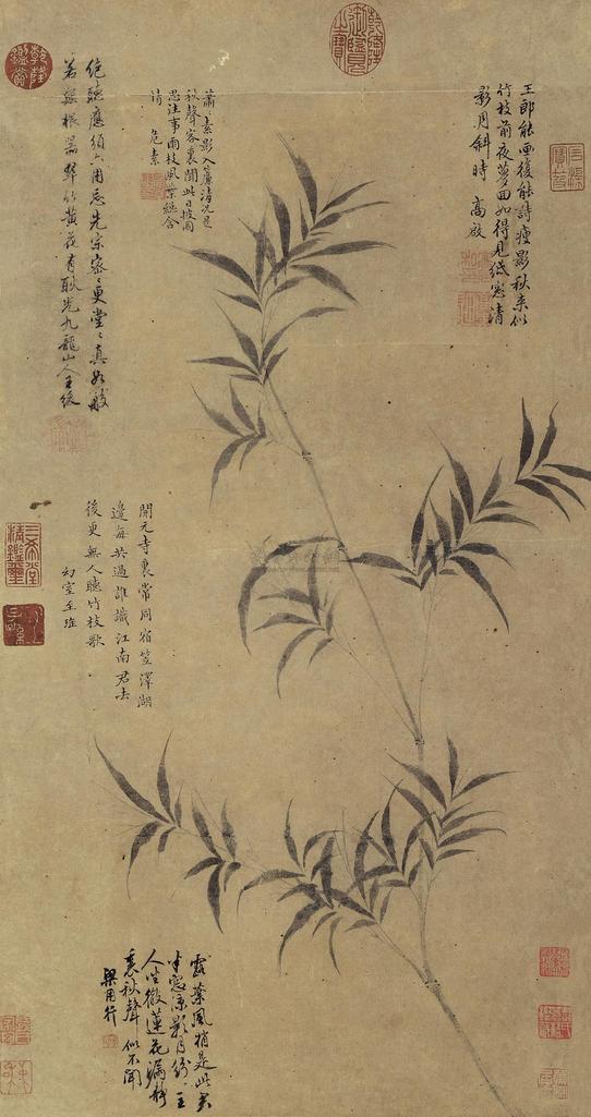 王绂 （款） 幼篁图 立轴