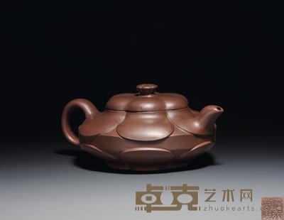范洪泉 六方柿扁壶 
