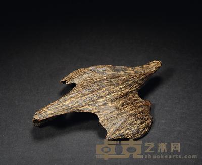 沉香随形祥鹰摆件 长16cm