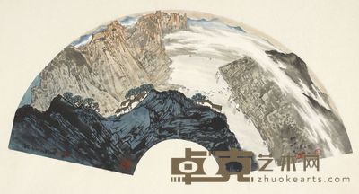 薛亮 三峡一景 67×26cm,约1.6平尺