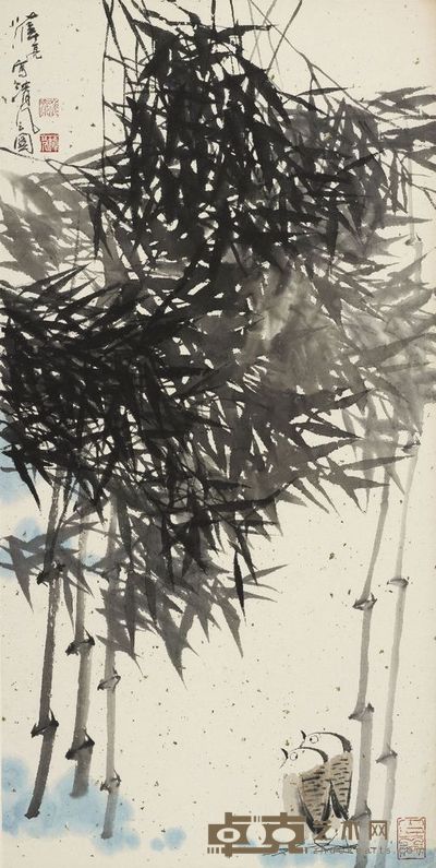 薛亮 清风图 66×33cm,约2平尺