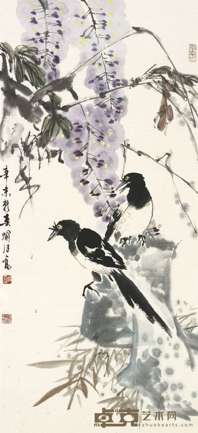 喻继高 新春 97×44cm,约3.8平尺