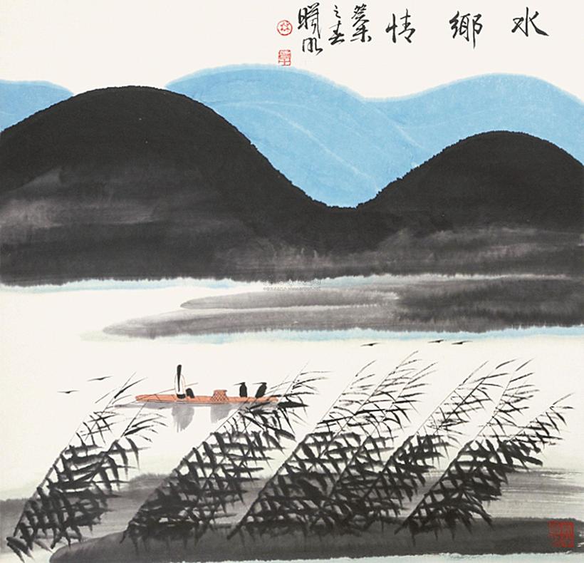 林曦明 水乡情 立轴