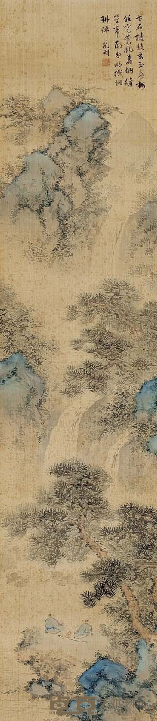 文征明 悟道 125×28 cm