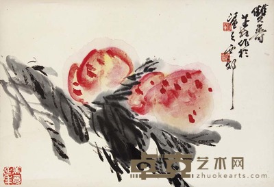 董芷林 双寿 31×46 cm