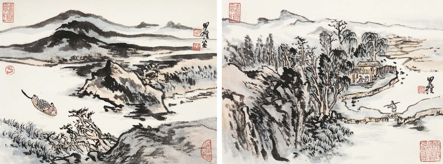 沈明权 山水闲趣