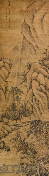 张宏 山水 132X37CM