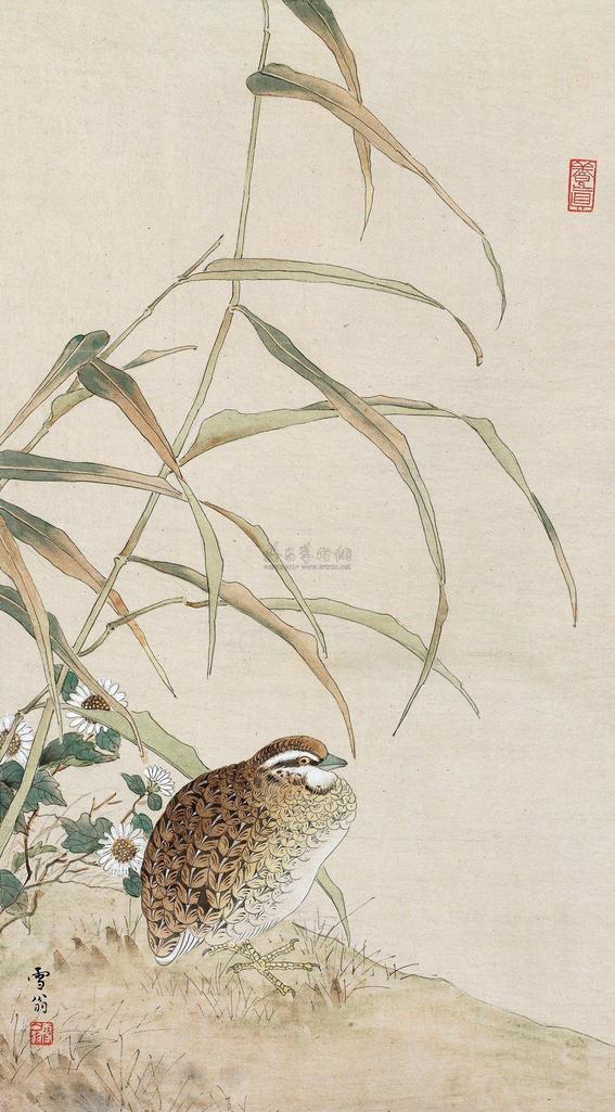 陈之佛 安居乐业 立轴