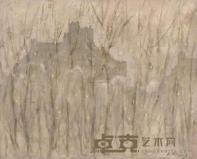 罗工柳 1984年作 晨雾 85×105cm