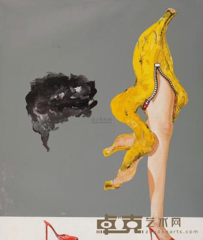 魏野 2010年作 香蕉的性格 140×120cm